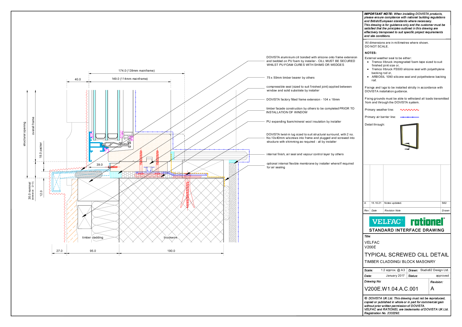 Timber - Block Masonry (V200E.W1.04.A.C.001.A)